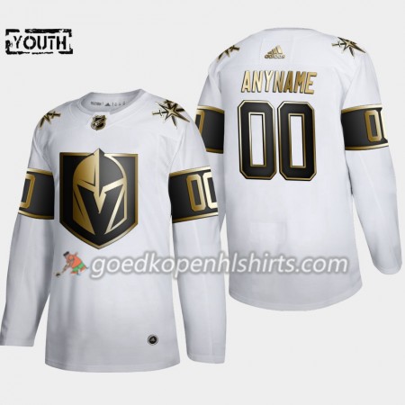Vegas Golden Knights Custom Adidas 2019-2020 Golden Edition Wit Authentic Shirt - Kinderen